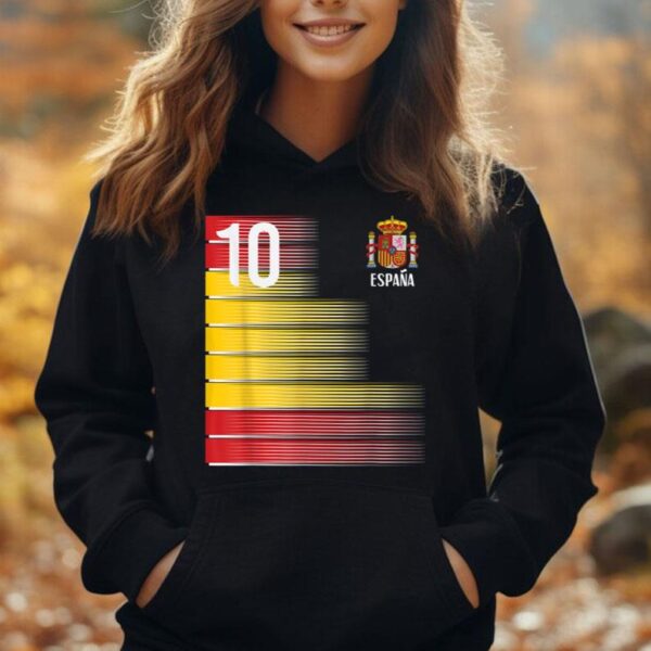 Spain Number 10 Espana Spanish Soccer Men Women Kids Boys Unisex Hoodie