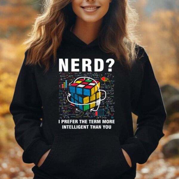 Speed Cubing Nerd Jokes Funny Speed Cubing Math Unisex Hoodie