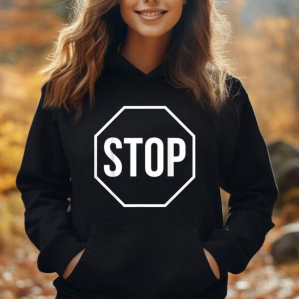 Stop Sign T-Shirt Stop Sign Costume Shirt Unisex Hoodie