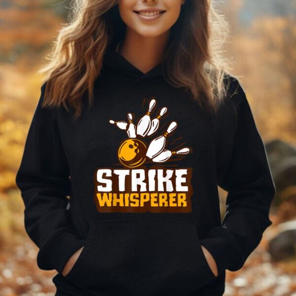 Strike Whisperer Bowling Funny Bowler League Team Gag Outfit Unisex Hoodie