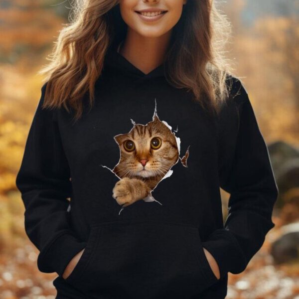 Sweet Kitten Torn Cloth - Funny Cat Lover Cat Owner Cat Lady Unisex Hoodie