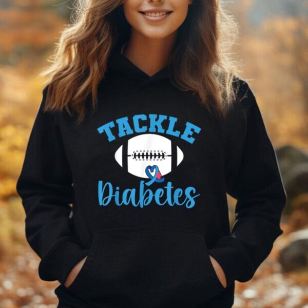 T1D Warrior Diabetes Awareness Tackle Diabetes Unisex Hoodie