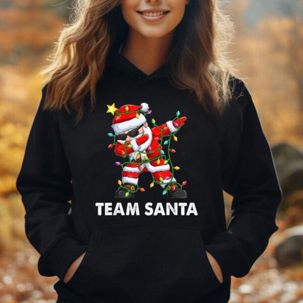 Team Santa Dabbing Family Matching Xmas Pajama Christmas Unisex Hoodie