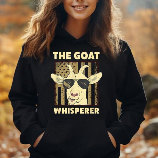 The Goat Whisperer Design For Women Men Farmer Goat Lover Unisex Hoodie