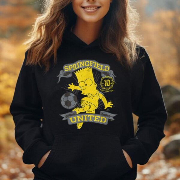 The Simpsons Soccer Bart Simpson Springfield United Unisex Hoodie