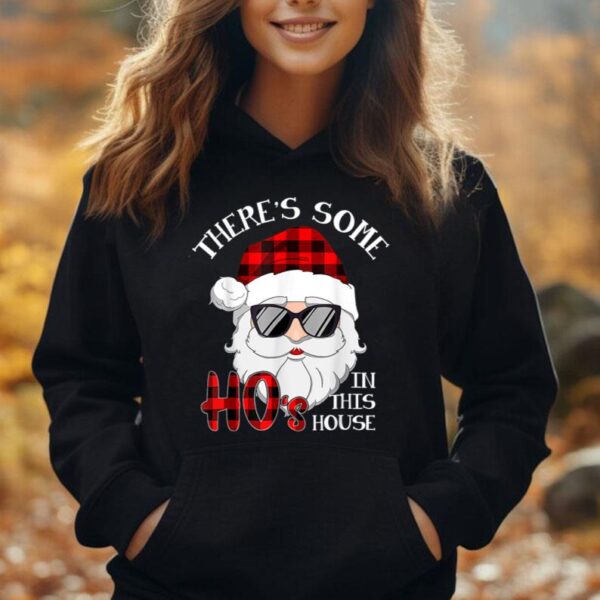 There's Some Hos In This House Christmas Santa Claus Unisex Hoodie