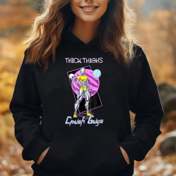 Thick Thighs Crush Guys Funny Unisex Hoodie