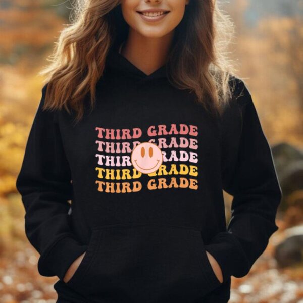 Third Grade Vibes 3rd Grade Team 1st Day of School Retro Unisex Hoodie