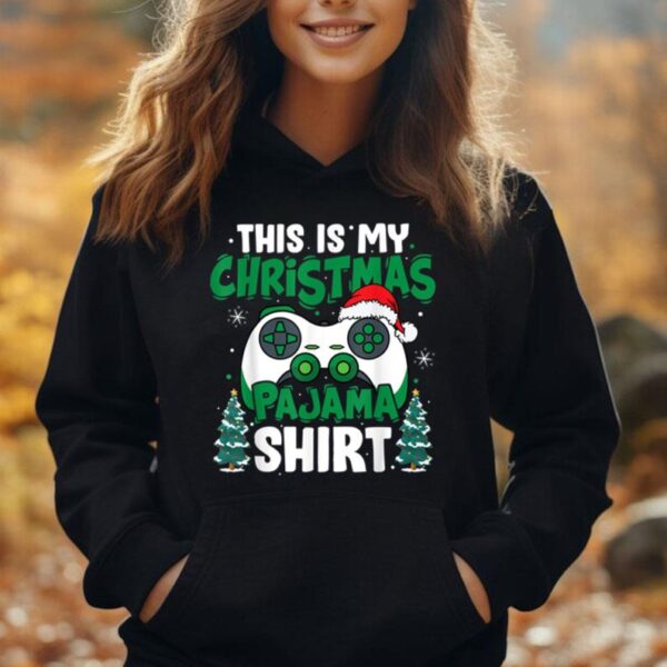 This Is My Christmas Pajama Video Game Gamer Boys Teens Unisex Hoodie