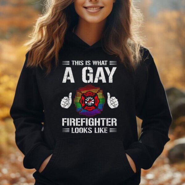 This Is What A Gay Firefighter Looks Like Unisex Hoodie