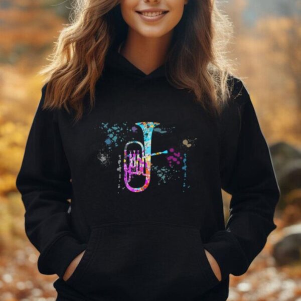 Tuba Instrument Silhouette Tubas Unisex Hoodie