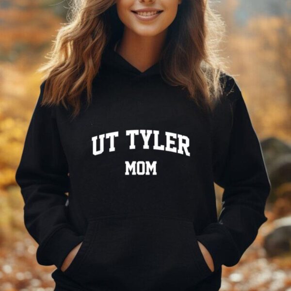 UT Tyler Mom Arch College University Font Unisex Hoodie