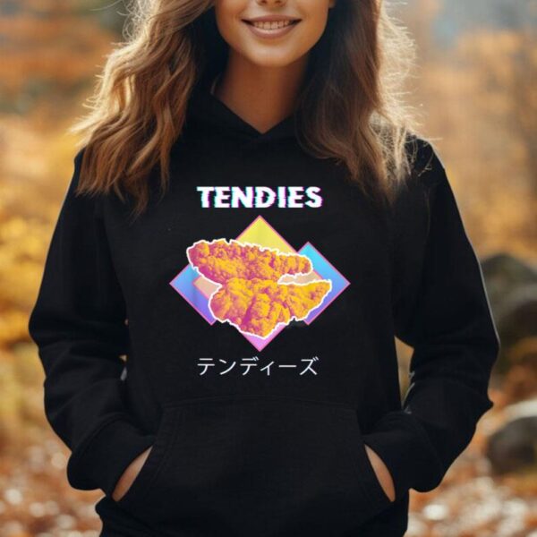 Vaporwave Tendies Chicken Shirt Japanese Japan Lovers Gift Unisex Hoodie