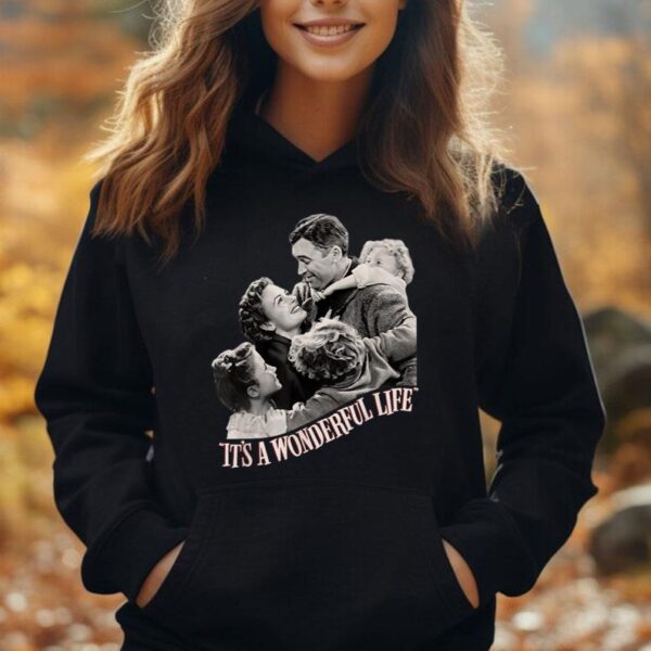 Vintage Christmas Classic It's a Wonderful Life Unisex Hoodie