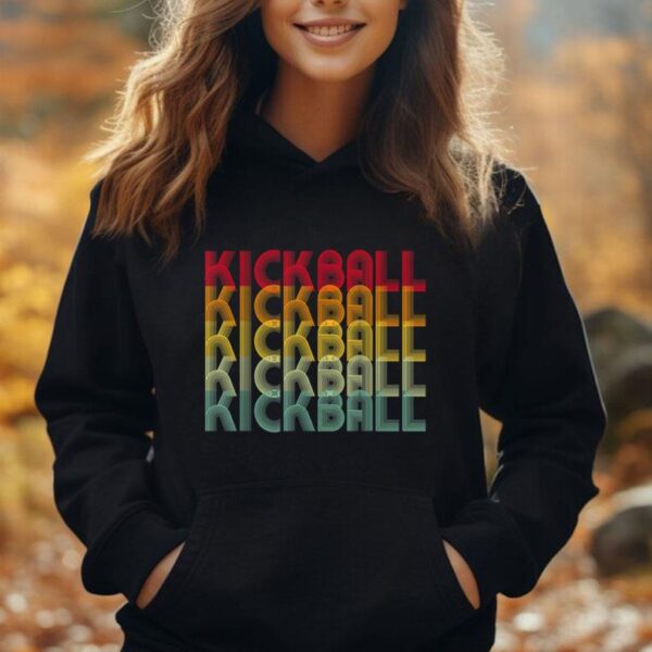 Vintage Kickball Sport Retro Unisex Hoodie