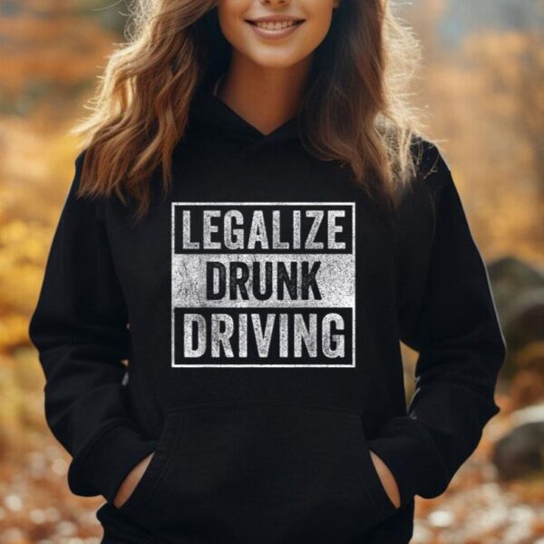 Vintage Legalize Drunk Driving Apparel Unisex Hoodie