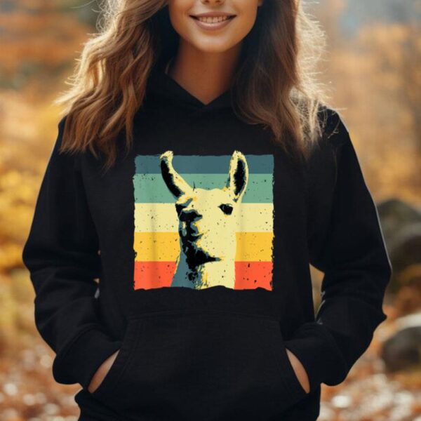 Vintage Llama Design For Men Women Boys Girls Alpaca Lovers Unisex Hoodie