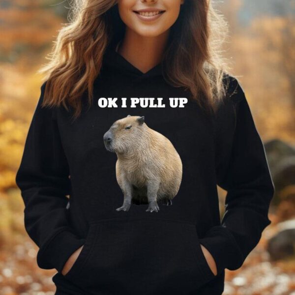 Vintage Ok I Pull Up Capybara Unisex Hoodie