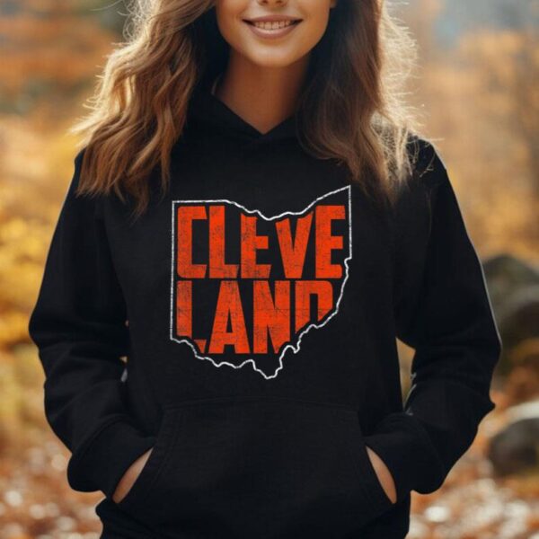 Vintage Retro Cleveland Ohio Souvenir for Boys Girls & Kids Unisex Hoodie