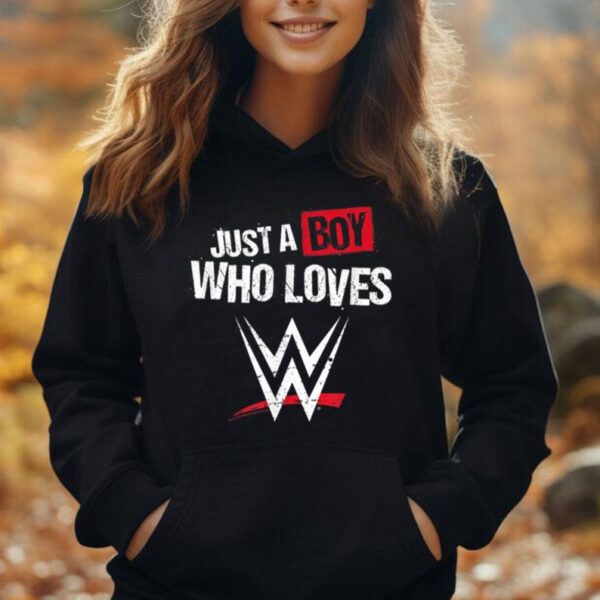 WWE Just A Boy Who Loves Wrestling Unisex Hoodie