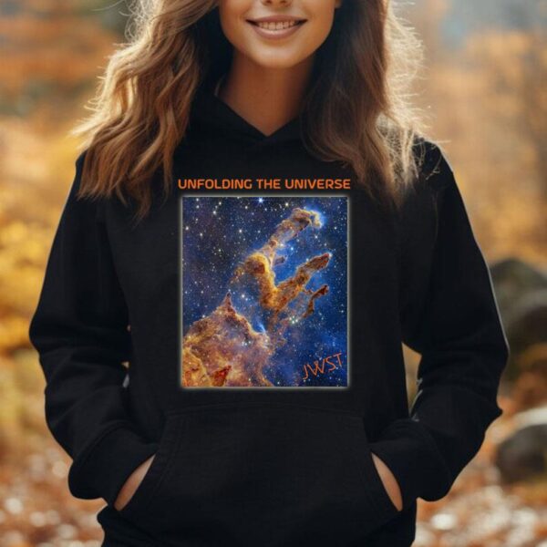 Webb Space Telescope Image Pillars of Creation New Star JWST Unisex Hoodie