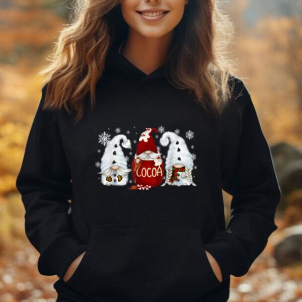 Winter Gnomes For Women Cute Snowman Christmas Hot Cocoa Mug Unisex Hoodie