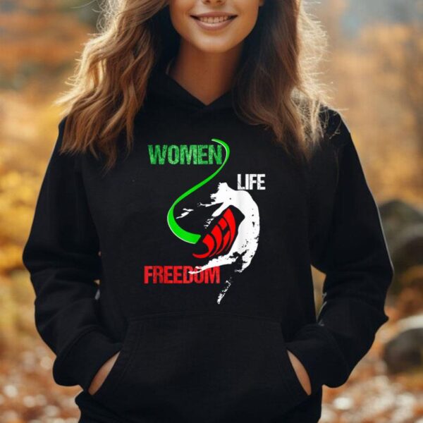 Woman Life Freedom Shirt Zan Zendegi Azadi Iran Iranian Unisex Hoodie