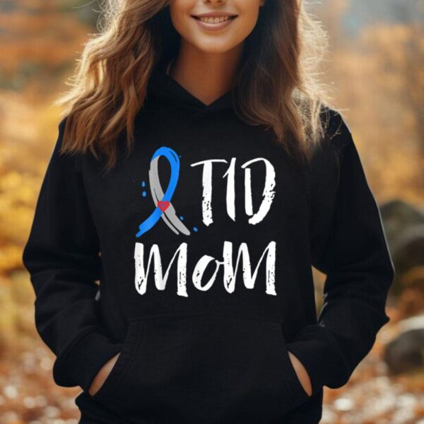 Womens T1D Mom Shirt Type 1 Diabetes Awareness Unisex Hoodie