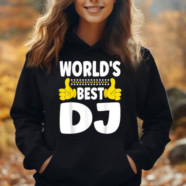 World's Best DJ Job Title Funny Profession DJ Unisex Hoodie