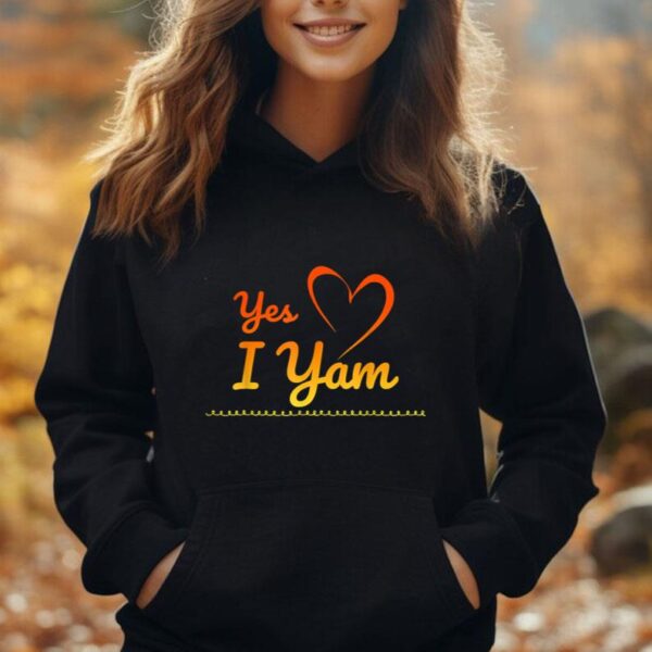 Yes I Yam Couple's She Is My Sweet Potato Thanksgiving Unisex Hoodie