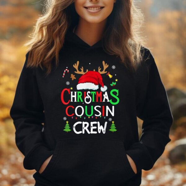 cousin crew christmas santa squad reindeer party boys girls Unisex Hoodie