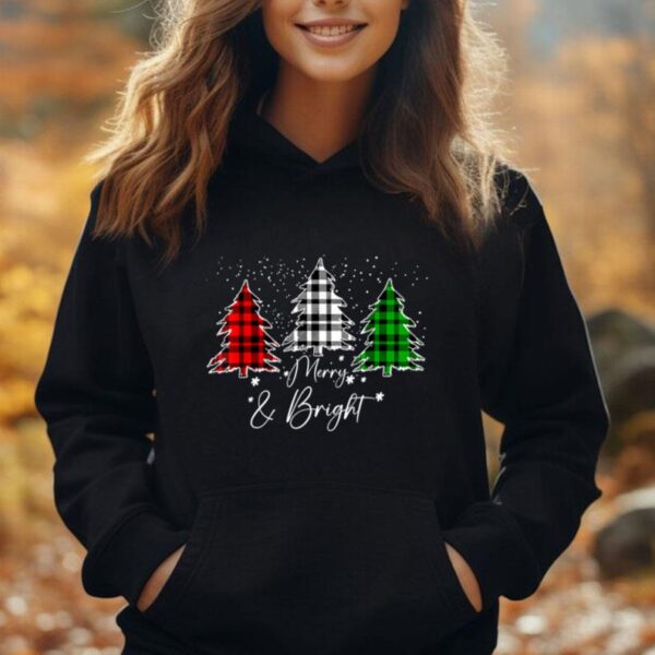 merry and bright christmas family pajamas matching Unisex Hoodie