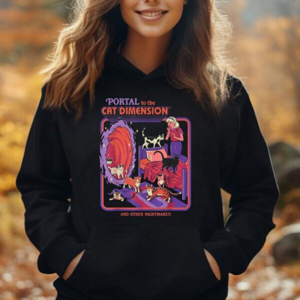 portal to the cat dimension Halloween Unisex Hoodie