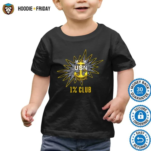 1% Club Navy Master Chief E9 Mcpo Pride Shirts