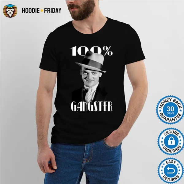 100% Gangster Beautiful Model Vintage Shirts