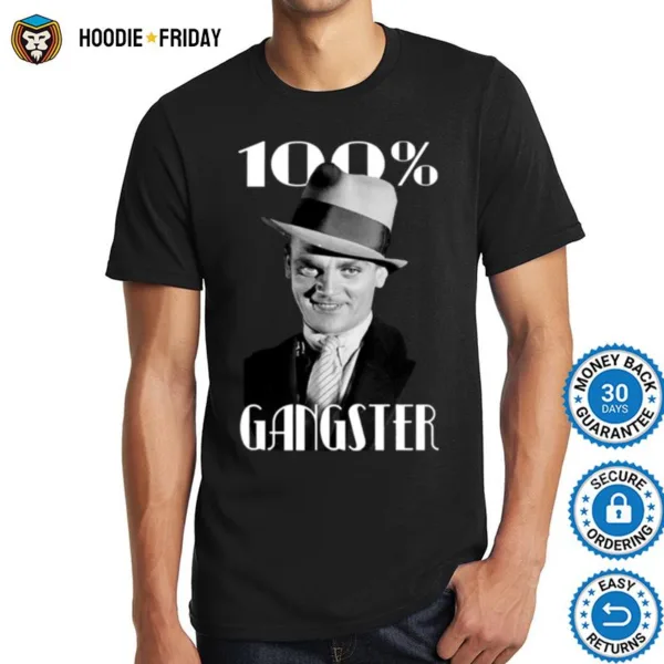 100% Gangster Beautiful Model Vintage Shirts