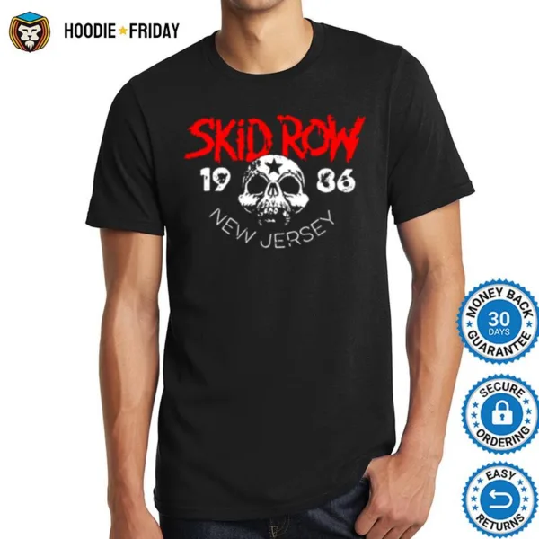 1986 Skid Row Rock Punk Legend Shirts