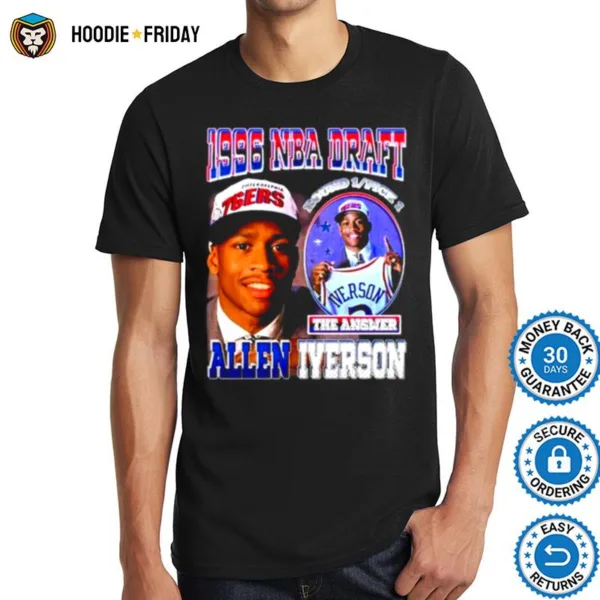 1996 Nba Draft The Answer Allen Iverson Shirts