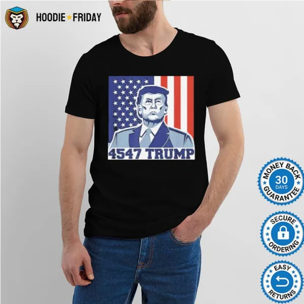 2024 Pro Trump 45 47 Patriotism Vintage Flag Tee Shirts