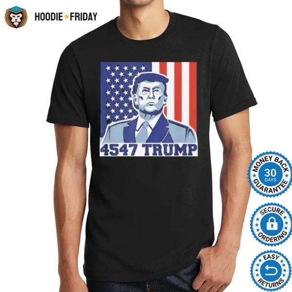 2024 Pro Trump 45 47 Patriotism Vintage Flag Tee Shirts