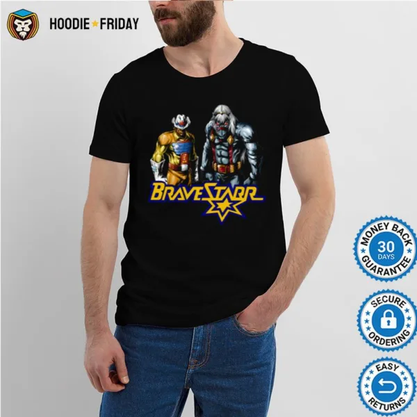 90S Hero Cartoon Bravestarr Shirts