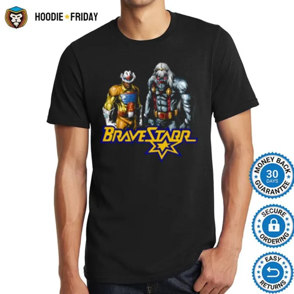 90S Hero Cartoon Bravestarr Shirts