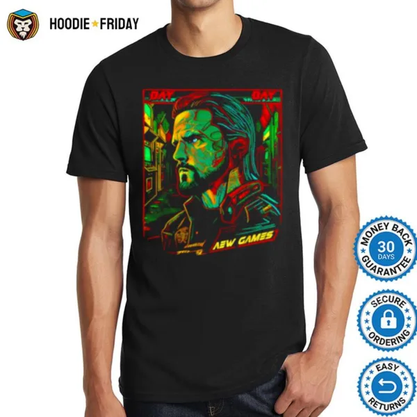 Adam Cole Bay Bay Aew Arcade Shirts