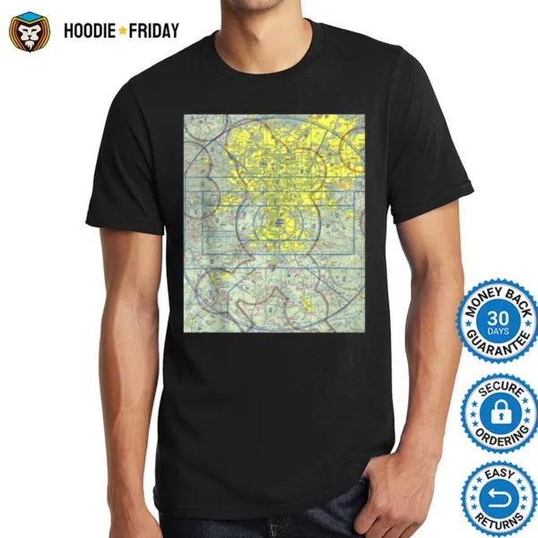 Aeronautical Vfr Sectional Chart Atlanta Shirts