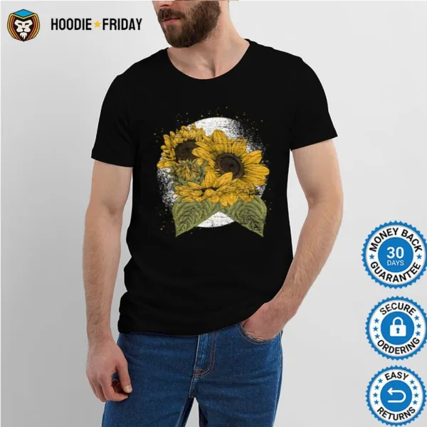 Aesthetics Yellow Flowers Florist Sunshine Sunflower Shirts