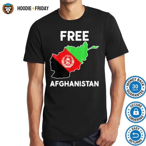 Afghanistan Flag Free Afghanistan Flag Vintage Shirts