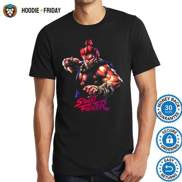 Akuma Street Fighter Game Art 90S Shirts