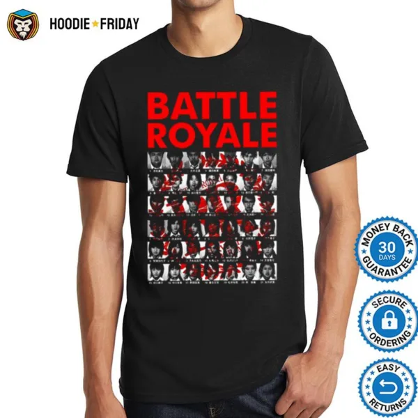 All Characters Battle Royale Movie Shirts