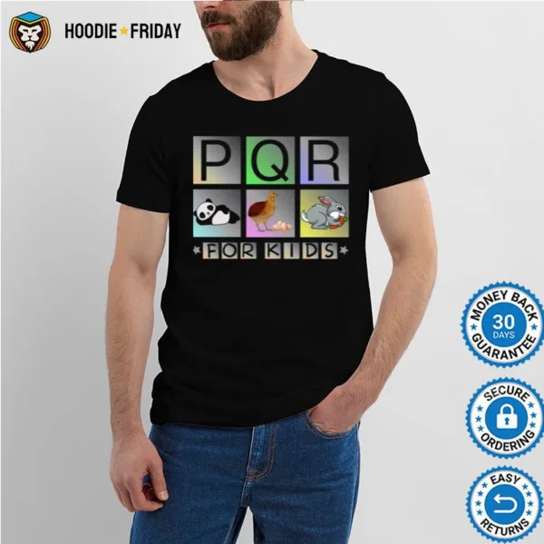 Alphabets For Kids Abc Pqr Shirts