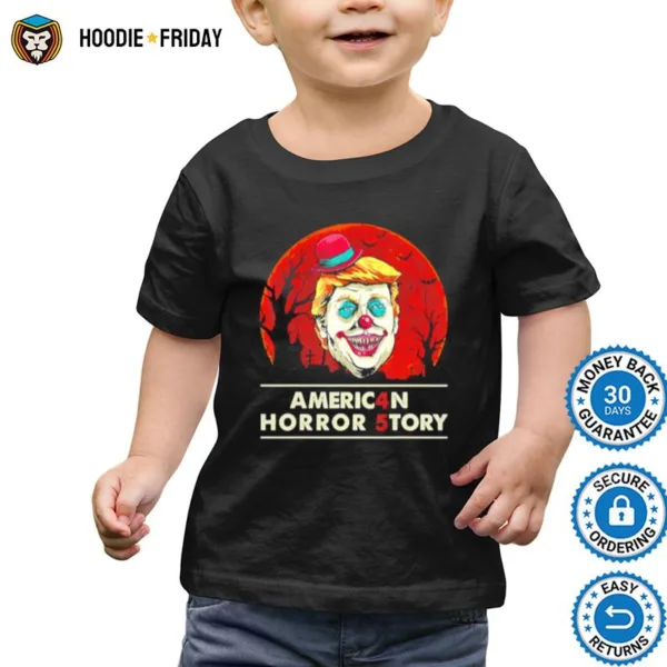 Americ4N Horror 5Tory 45 Trump Clown Halloween Shirts